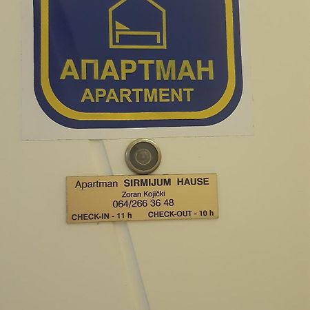 Sirmijum Hause Apartment Sremska Mitrovica Exterior photo